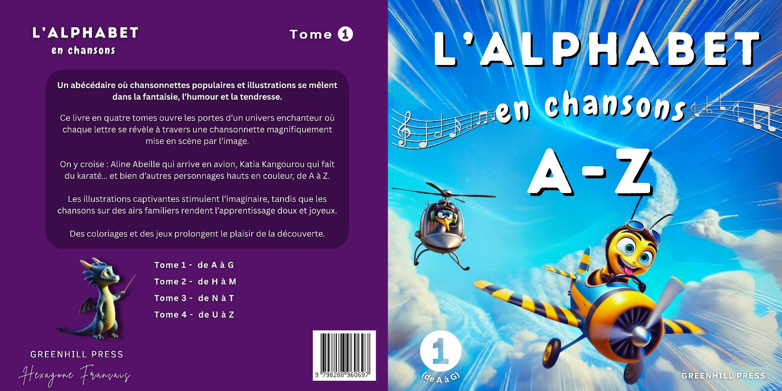 L’ALPHABET EN CHANSONS - 26 首法文小歌，讓孩子愛上每個字母！第二冊 H-M (含歌曲)