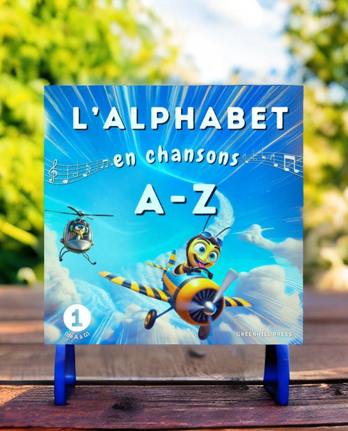 L’ALPHABET EN CHANSONS - 26 首法文小歌，讓孩子愛上每個字母！第一~四冊 A-Z (含歌曲)