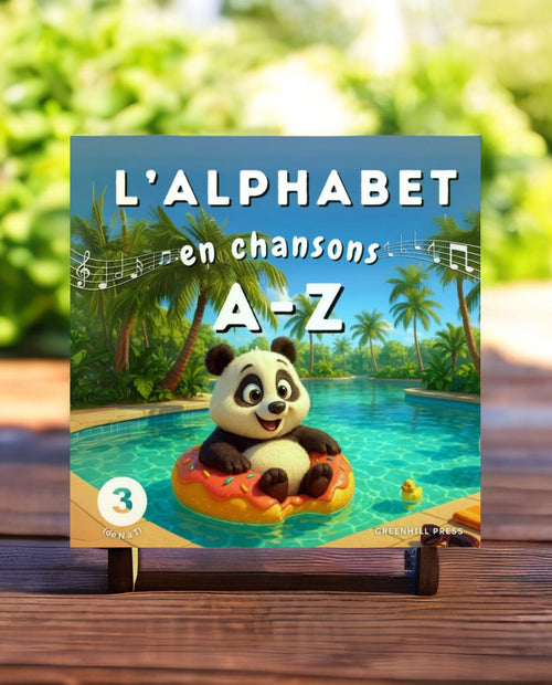 L’ALPHABET EN CHANSONS - 26 首法文小歌，讓孩子愛上每個字母！第三冊 N-T (含歌曲)