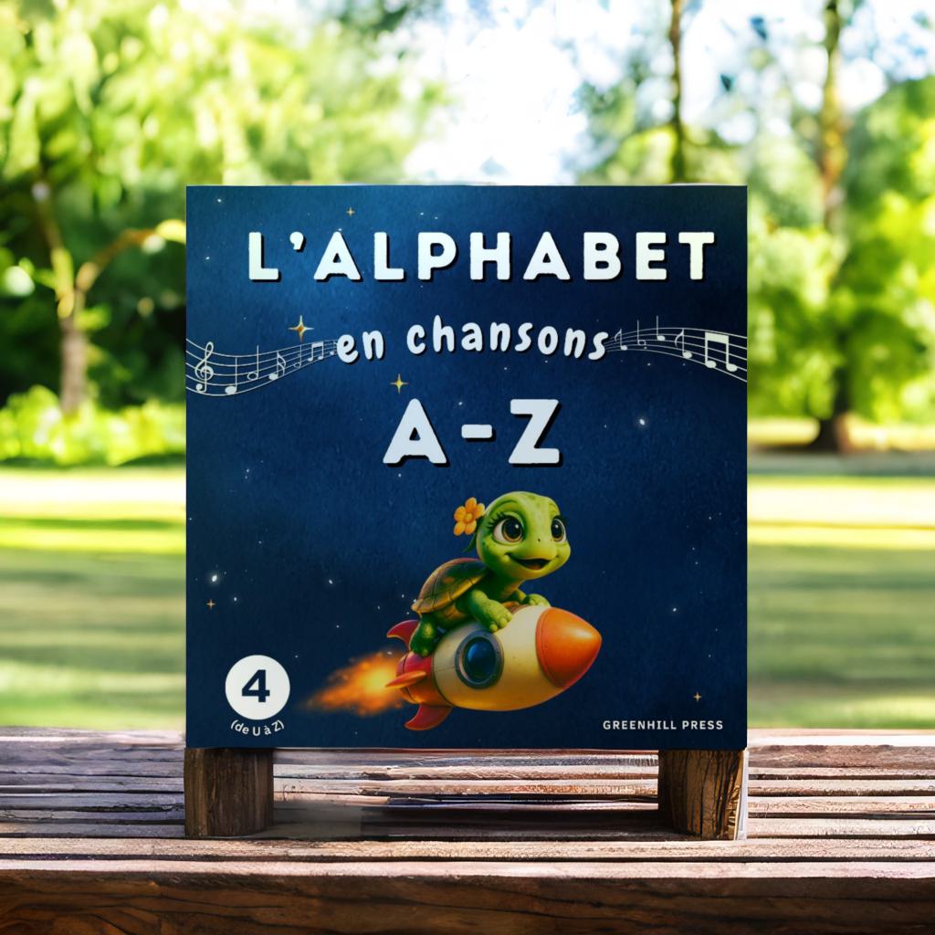 L’ALPHABET EN CHANSONS - 26 首法文小歌，讓孩子愛上每個字母！第四冊 U-Z (含歌曲)