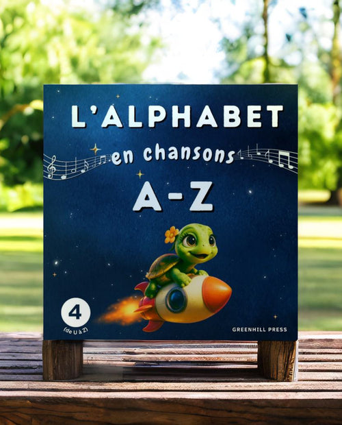 L’ALPHABET EN CHANSONS - 26 首法文小歌，讓孩子愛上每個字母！第四冊 U-Z (含歌曲)