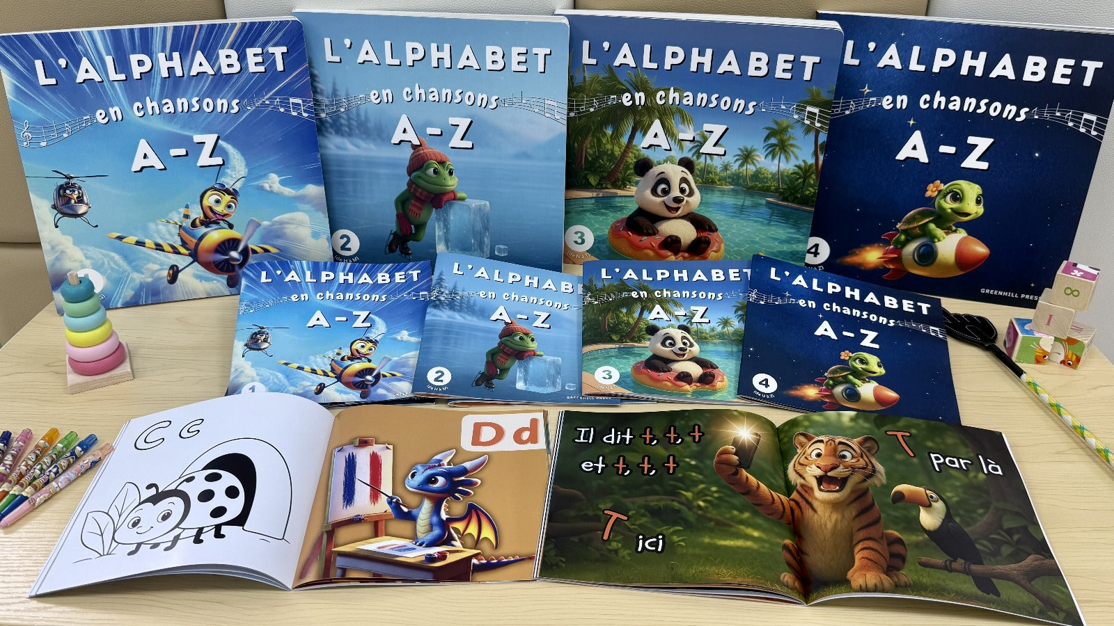 L’ALPHABET EN CHANSONS - 26 首法文小歌，讓孩子愛上每個字母！第三冊 N-T (含歌曲)