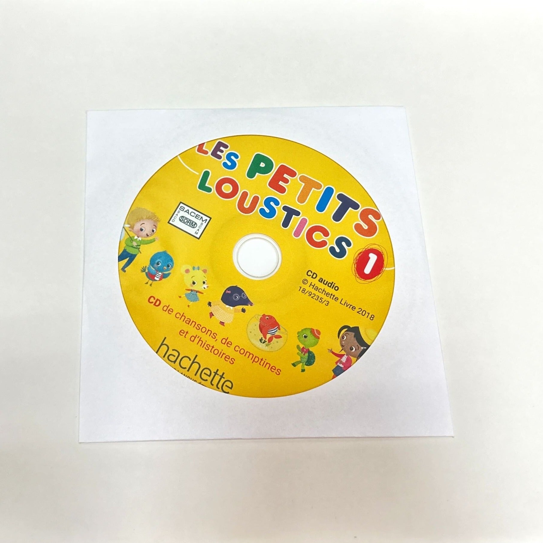 原版進口 Hachette 經典兒童法文教材 LES PETITS LOUSTICS 1 : CAHIER D'ACTIVITES + CD AUDIO 作業本+CD