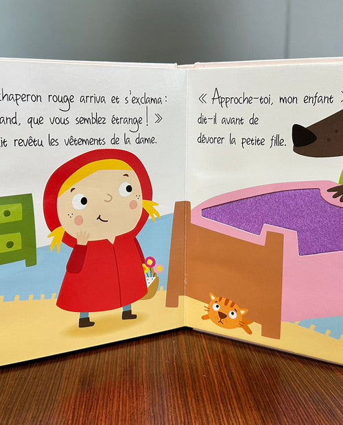 法文精裝觸覺厚紙書 Le Petit Chaperon Rouge 小紅帽