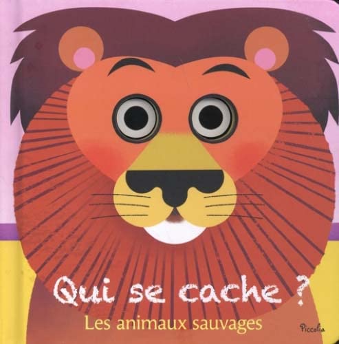 法文精裝立體洞洞書 Les animaux sauvages - Qui se cache ? 野生動物 - 誰在躲著？