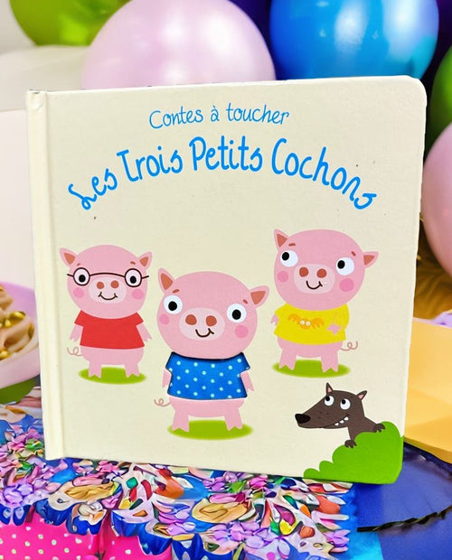 法文精裝觸覺厚紙書 Les Trois Petits Cochons 三隻小豬