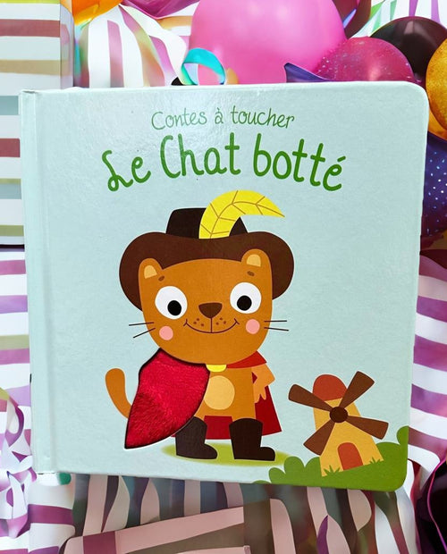 法文精裝觸覺厚紙書 Le Chat Botte 靴子貓
